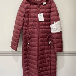 NWT Coach Women’s Long Down Coat with hood